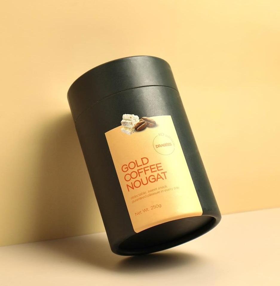 صديقة للبيئة الغذاء الصف الجودة جولة التعبئة والتغليف ورقة أنبوب من الورق المقوى لمسحوق البروتين / القهوة