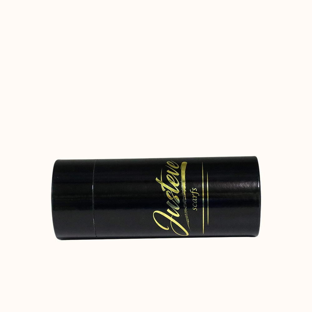 صندوق ورق كرافت مطبوع ذهبي صديق للبيئة، تغليف شموع قابل للتحلل الحيوي مع ختم الطباعة التلاشي للقماش