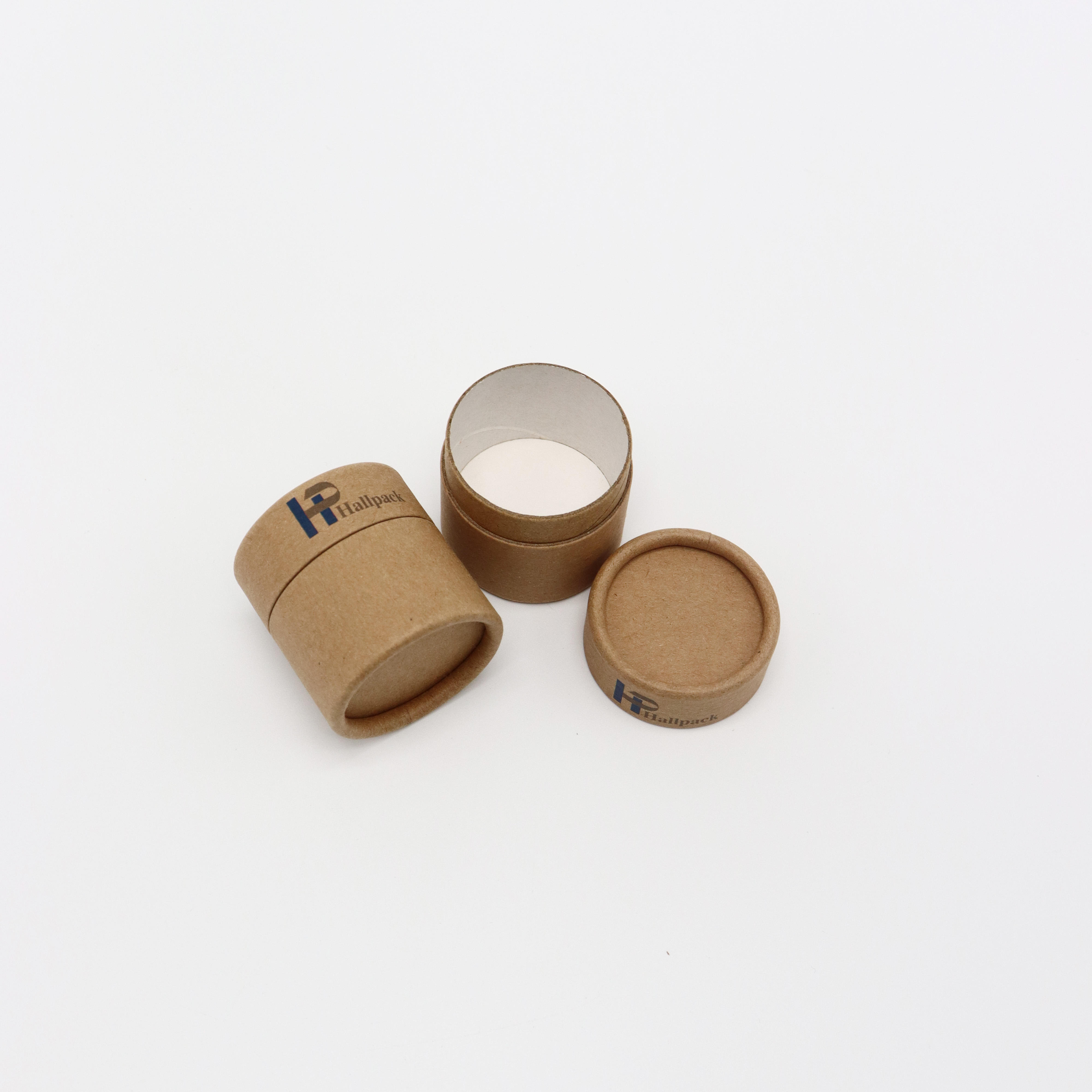 حاويات فارغة من الورق المقوى لمستحضرات التجميل صديقة للبيئة ، عبوات تغليف أنبوبية ورقية لتغليف مسحوق زبدة الشيا السائبة