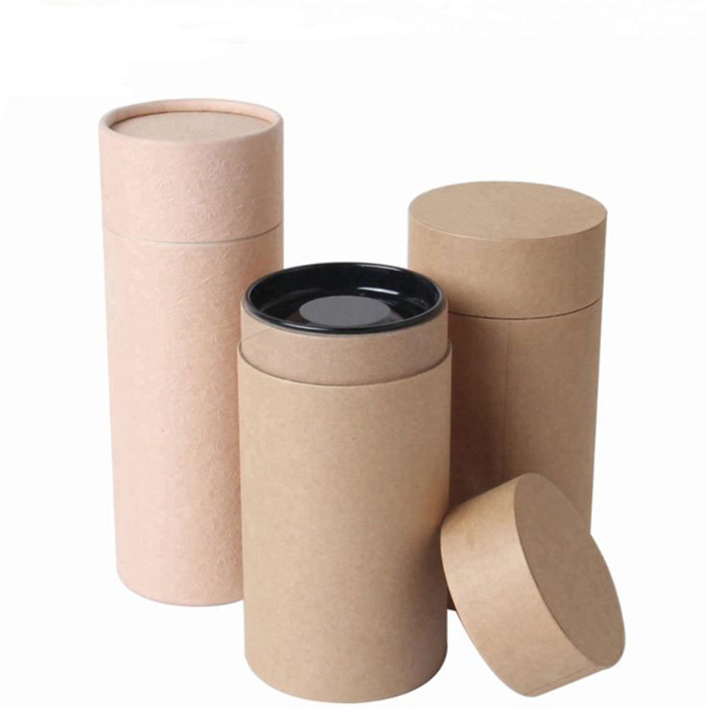 الجملة شعار مطبوع حسب الطلب اسطوانة مستديرة ضيق الهواء الشاي الشوكولاته ورقة أنبوب التعبئة والتغليف