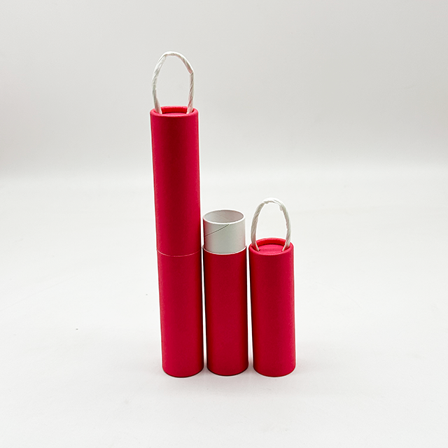 Hallpack تصميم مخصص المواد القابلة للتحلل صندوق أنبوب دائري لمجموعة الهدايا مع صندوق ورق اسطوانة كرافت الشريط للفرشاة