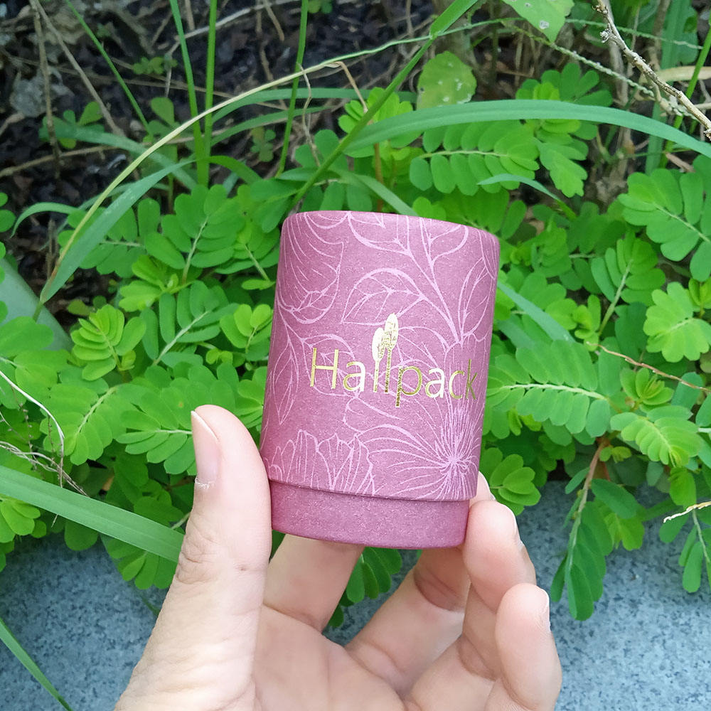 المعاد تدويرها 100% اسطوانة كرتون كرافت شمعة سوداء الشاي ورقة أنبوب التعبئة والتغليف كرتون صندوق دائري أنبوب مع حجم مخصص