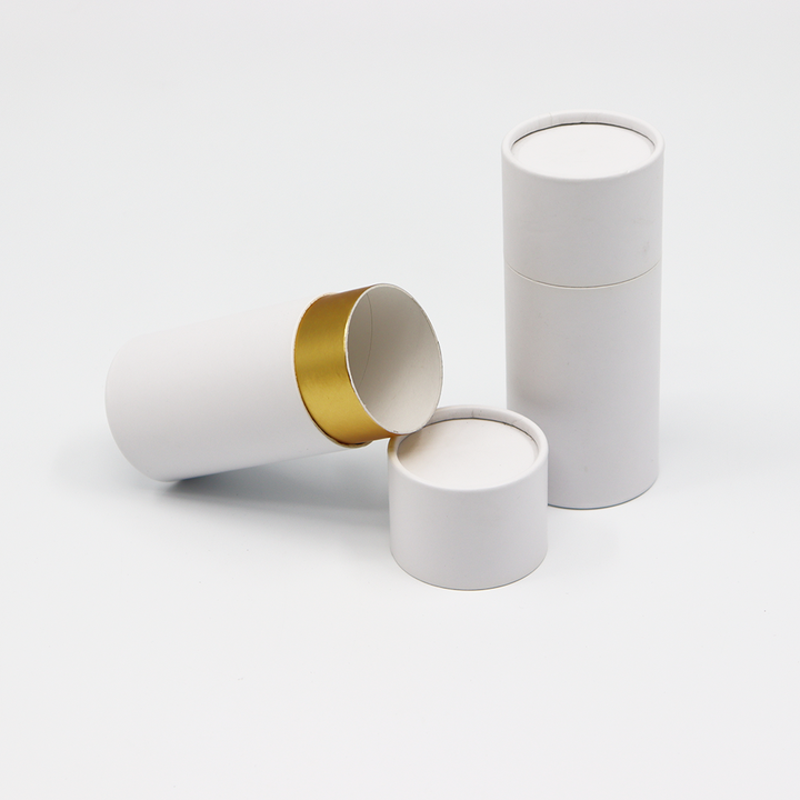 صديقة للبيئة مخصصة للهدايا والتعبئة والتغليف الحرفية علبة من الورق المقوى أنبوب التغليف الورقي لشمعة الشمع