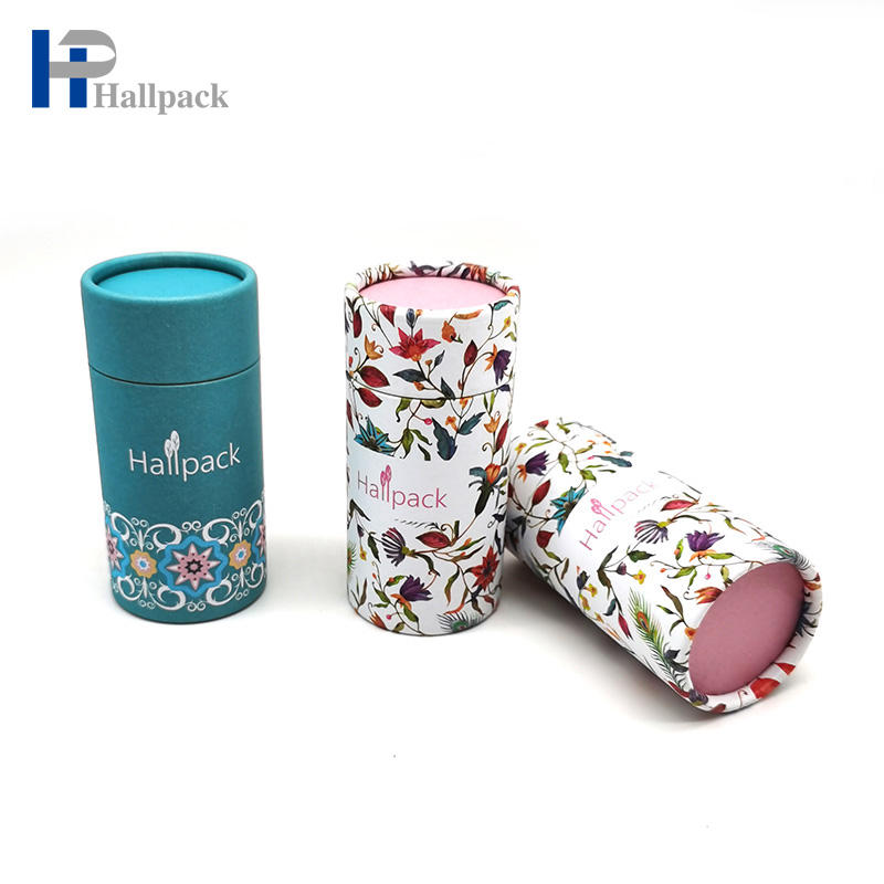 أفضل بيع مستحضرات التجميل البيضاء القابلة للتحلل الحيوي، مزيل العرق، ورق تغليف مخصص لبلسم الشفاه، أنبوب ملتوي لأعلى