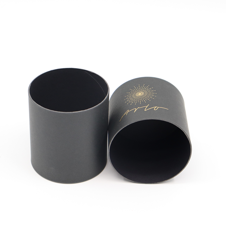 صديقة للبيئة مخصصة للهدايا والتعبئة والتغليف الحرفية صندوق اسطوانة من الورق المقوى التعبئة والتغليف أنبوب الورق للشموع