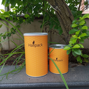 الجملة المعاد تدويرها شعار مخصص طباعة الورق المقوى اسطوانة التعبئة والتغليف ورقة أنبوب مربع مع غطاء طويل الحديد الشاي القهوة شمعة