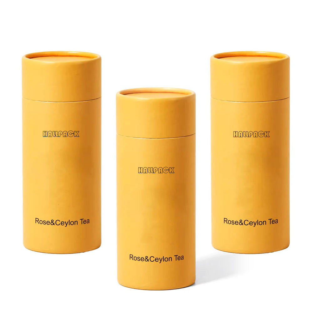 مخصص اسطوانة كرتون مسحوق الحاويات الشاي حبوب البن الشوفان ورقة أنبوب لتغليف الورق الغذاء الصف