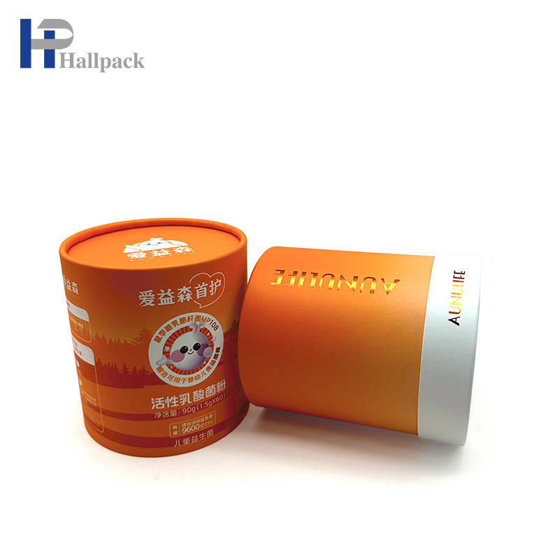 عبوة من الورق المقوى لأنبوب ورق كرافت صديق للبيئة للاستخدام في مستحضرات التجميل مع معالجة الطباعة والنقش والتلاشي