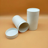 التغليف الأصلي أنبوب قابل للتحلل الحيوي، أنابيب من الورق المقوى الأبيض