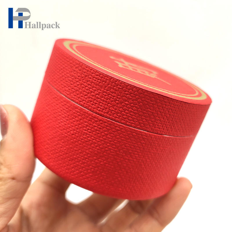 صندوق دائري للتغليف الأسطواني الملون تخصيص تغليف أنابيب ورق الشموع