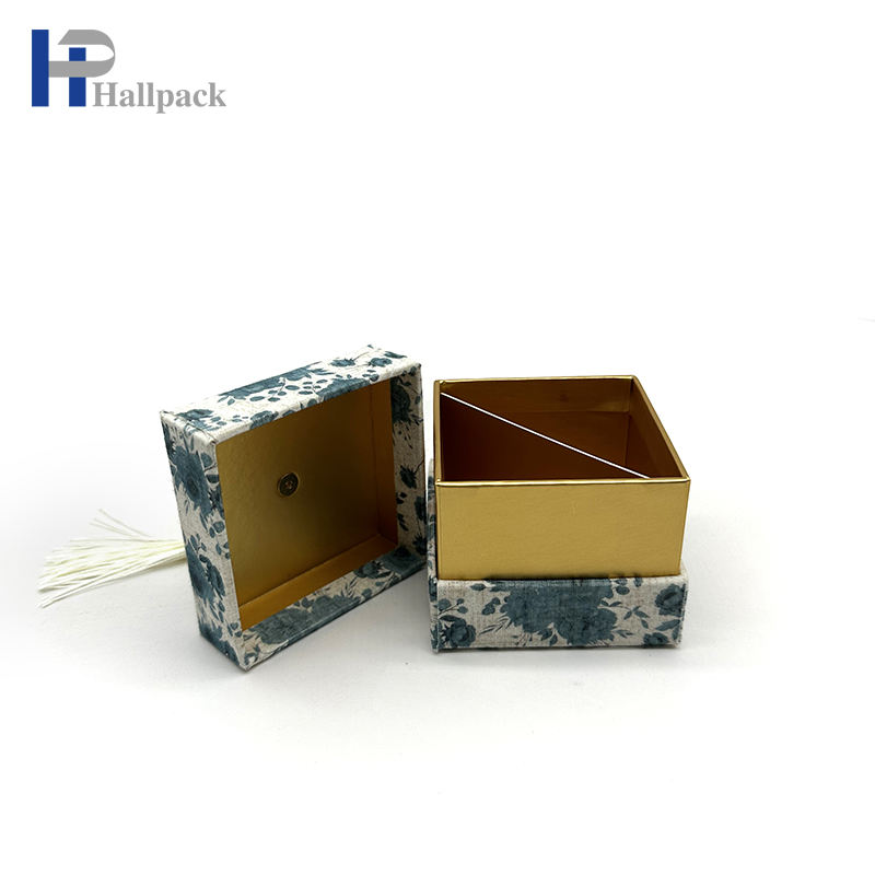حار بيع مخصص المعاد تدويرها كرتون التغليف مربع الفانيلا صناديق الورق للهدايا