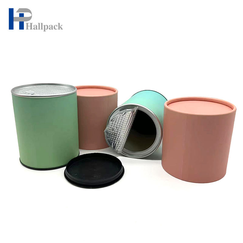 من السهل المسيل للدموع الغطاء الداخلي أنبوب الورق ايكو كرافت كرتون تغليف أنبوب الورق