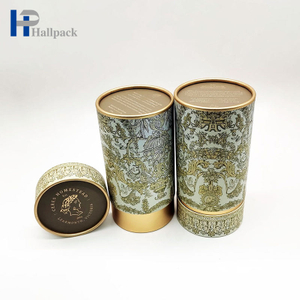 الذهب احباط ورقة أنبوب كحل شاكر تخصيص التعبئة والتغليف ورقة مربع أنبوب أرخص الغذاء الصف ورقة اسطوانة للشاي