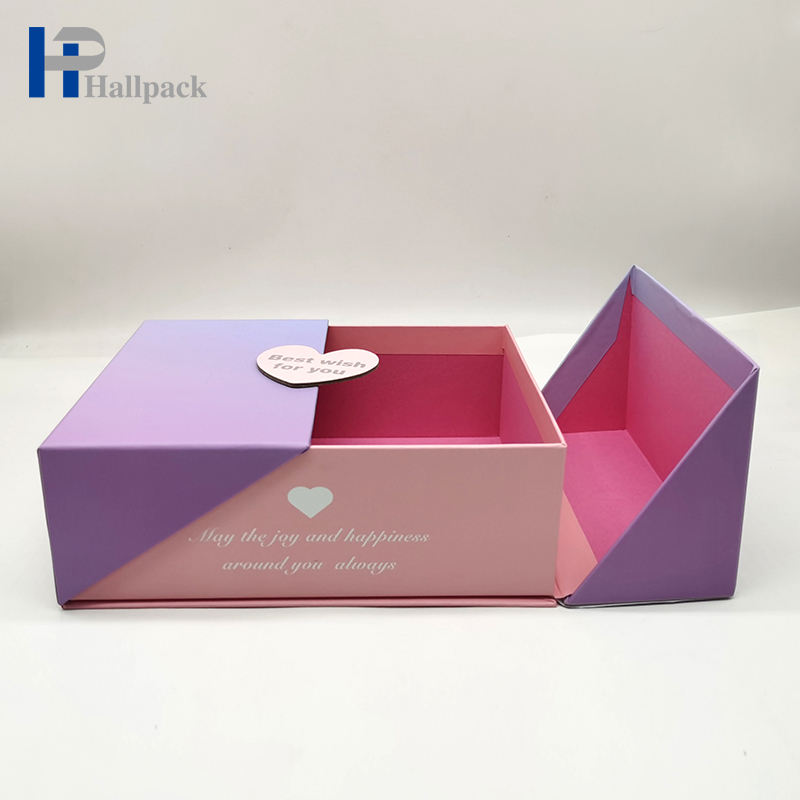 تصميم جديد صندوق ورقي رائع حسب الطلب نمط الطباعة الكرتون