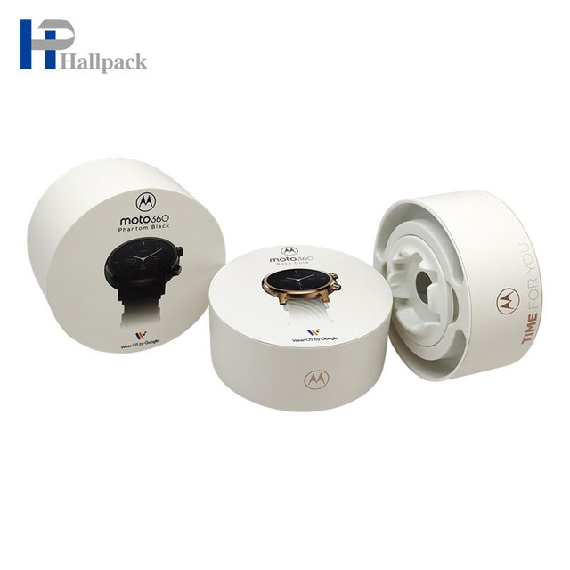 جولة ورقة أنبوب مربع مجوهرات قصيرة أنبوب التعبئة والتغليف زهرة مسطحة الأعلى