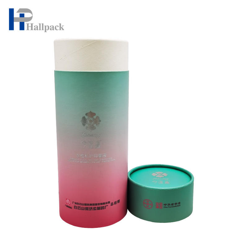 التعبئة والتغليف أنبوب ورق زجاجة الزجاج الوردي للقطارة الزجاجية