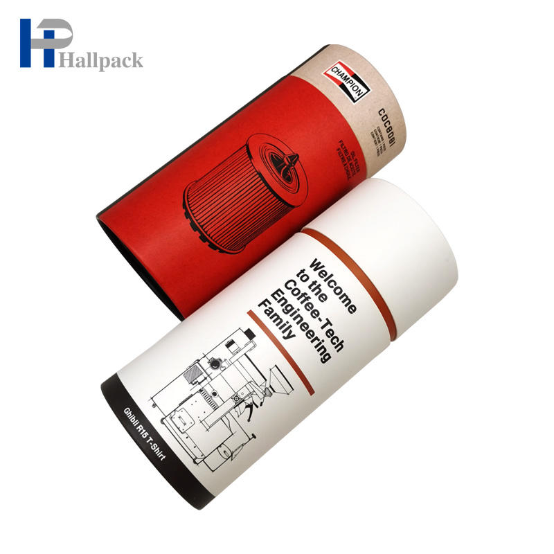 حاويات أنبوب البخور الورقية الطويلة ذات اللون الأحمر وأنبوب ورق كوب مفرغ